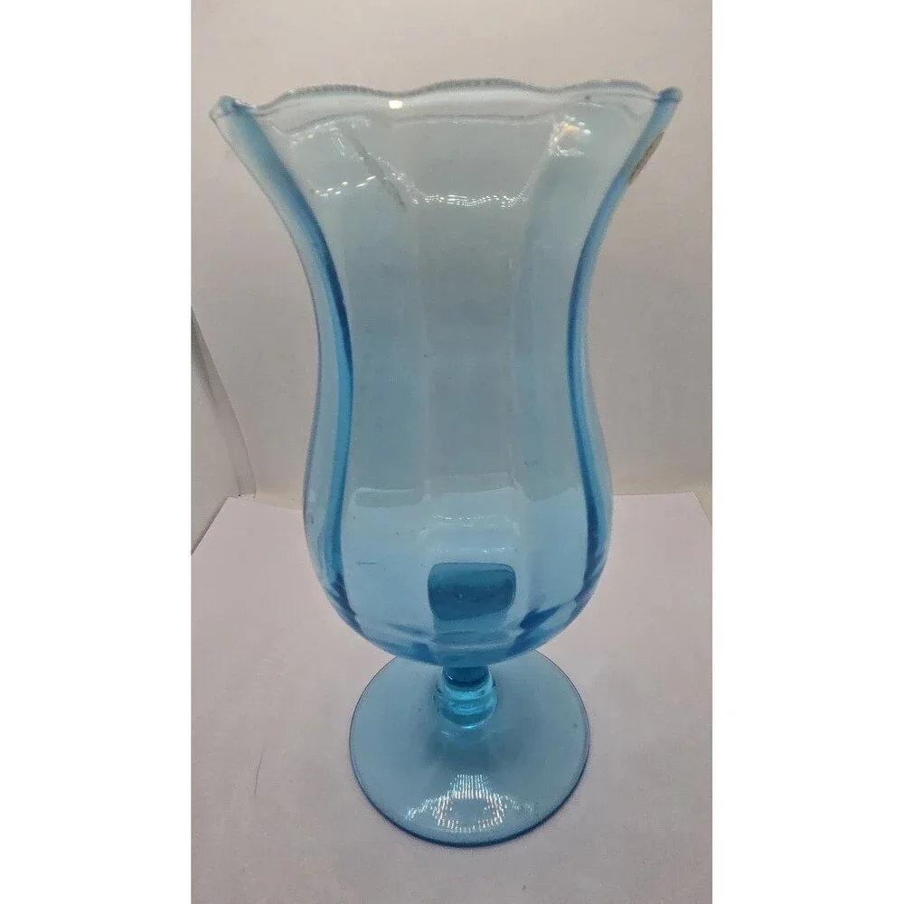 Murano blue stemmed